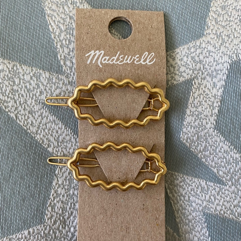 Madewell Gold Hair Clips